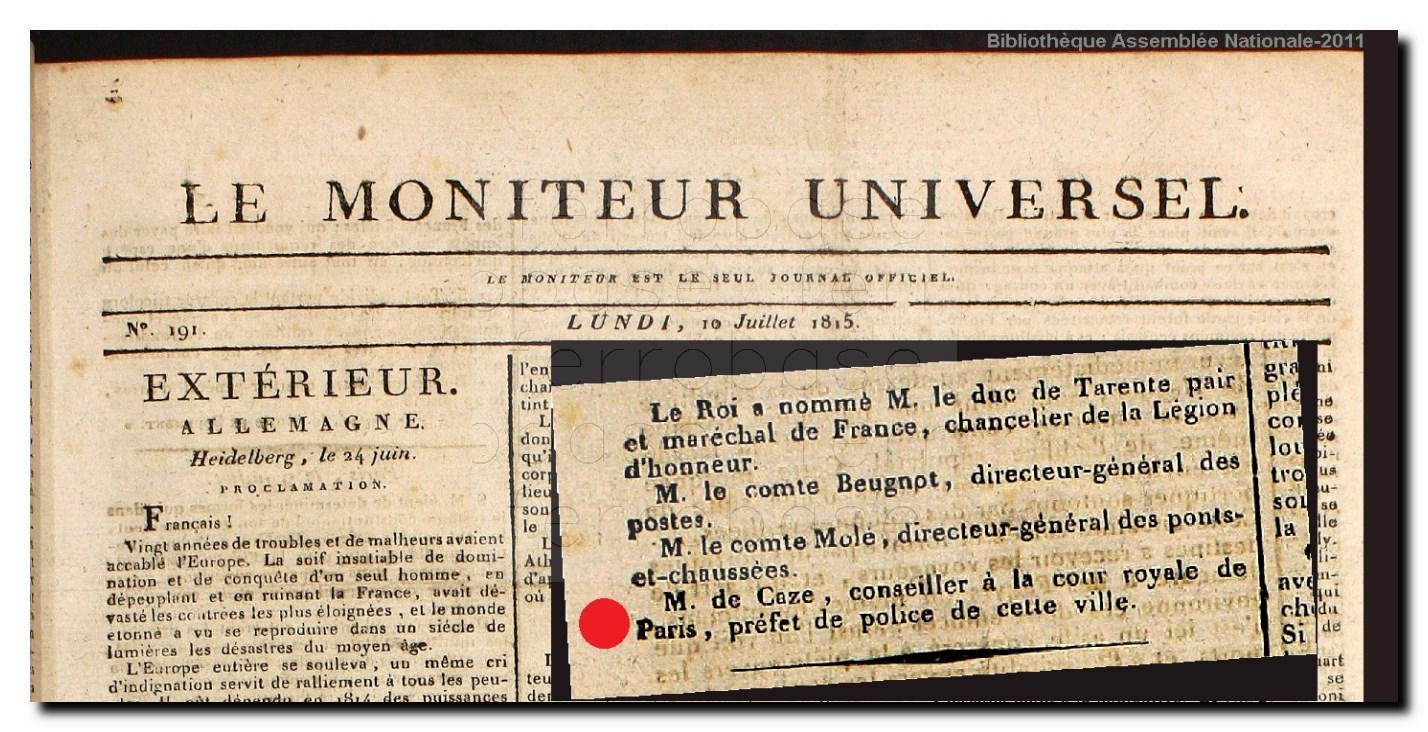 moniteur 1815