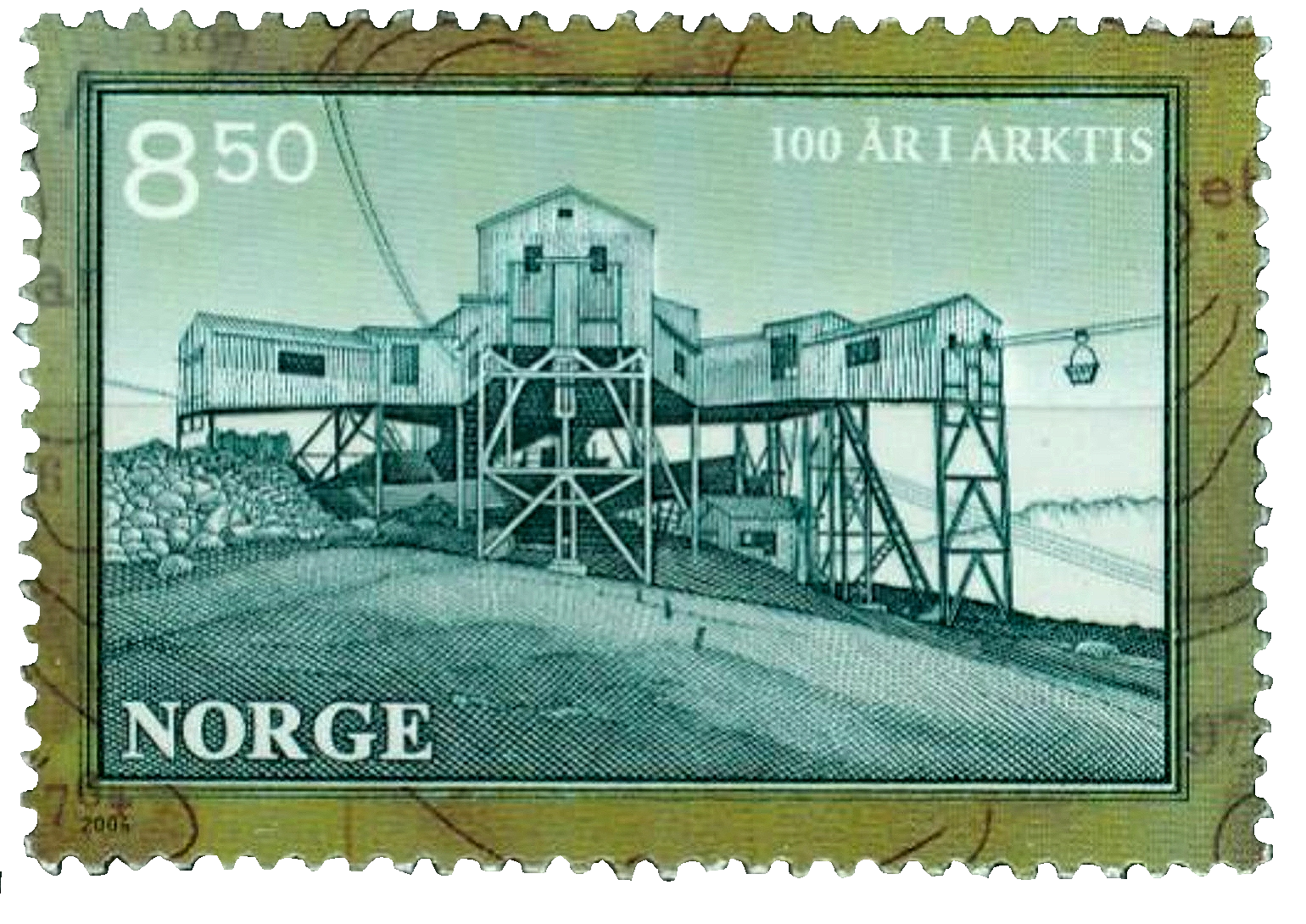 Norvège timbre